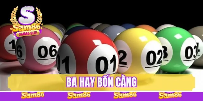 Ba hay bốn càng